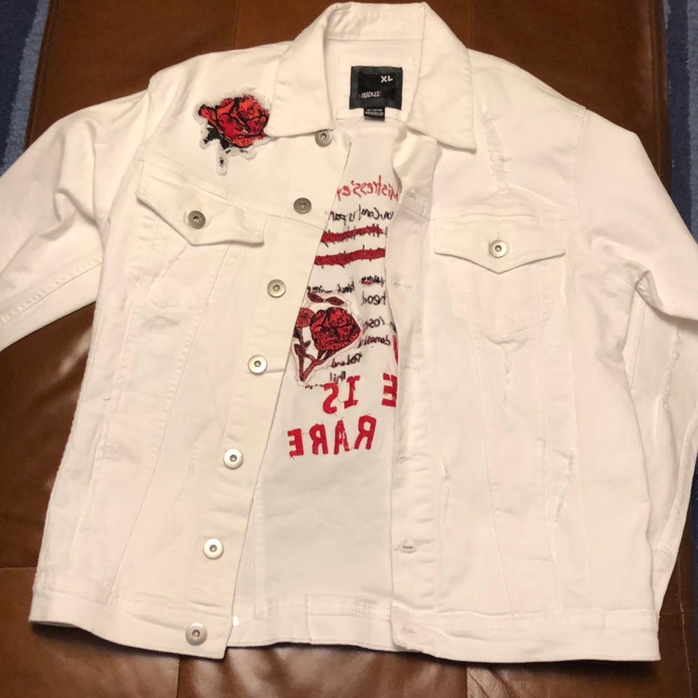 White Jean Jacket